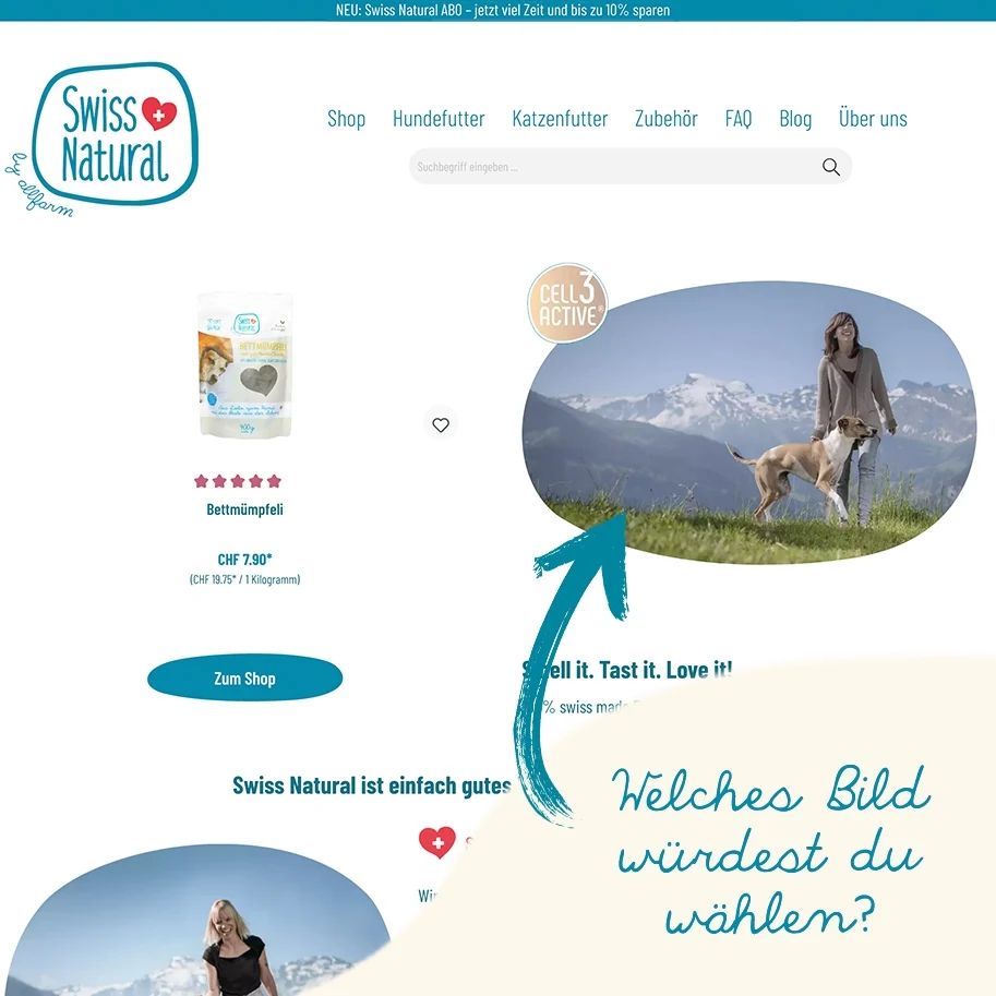 🗣️Wir brauchen eure Hilfe🗣️

Wir bei Swiss Natural wollen das Einkaufserlebnis für dich noch besser gestalten und darum bitten wir dich um deine Hilfe, bei der Auswahl des perfekten Bildes auf unserer neue Webseite.

Welches Bild gefällt euch am besten?

.
.
.
.
.

#swissnatural #swissnaturalbyallfarm #swissdogfood #swissmade #swiss #swissquality🇨🇭 #schweizerhundefutter #schweizerfleisch #schweizerherkunft #schweizerunternehmen #schweizerqualität #semimoist #softeshundefutter #soft #halbfeuchteshundefutter #hundefutterausderschweiz #dogfood #dogs #umfrage